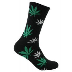 Mad Toro Socks | All Over Hemp Leaf | BluntPark.com