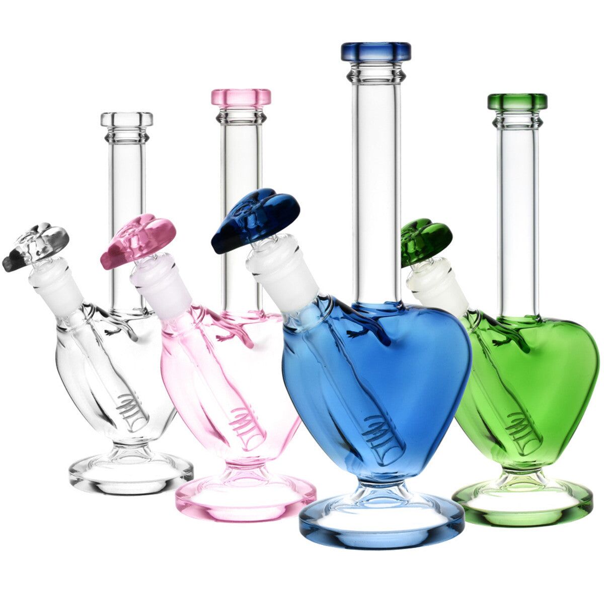Love Water Pipe | 9" | 14mm Female | Colors Vary
