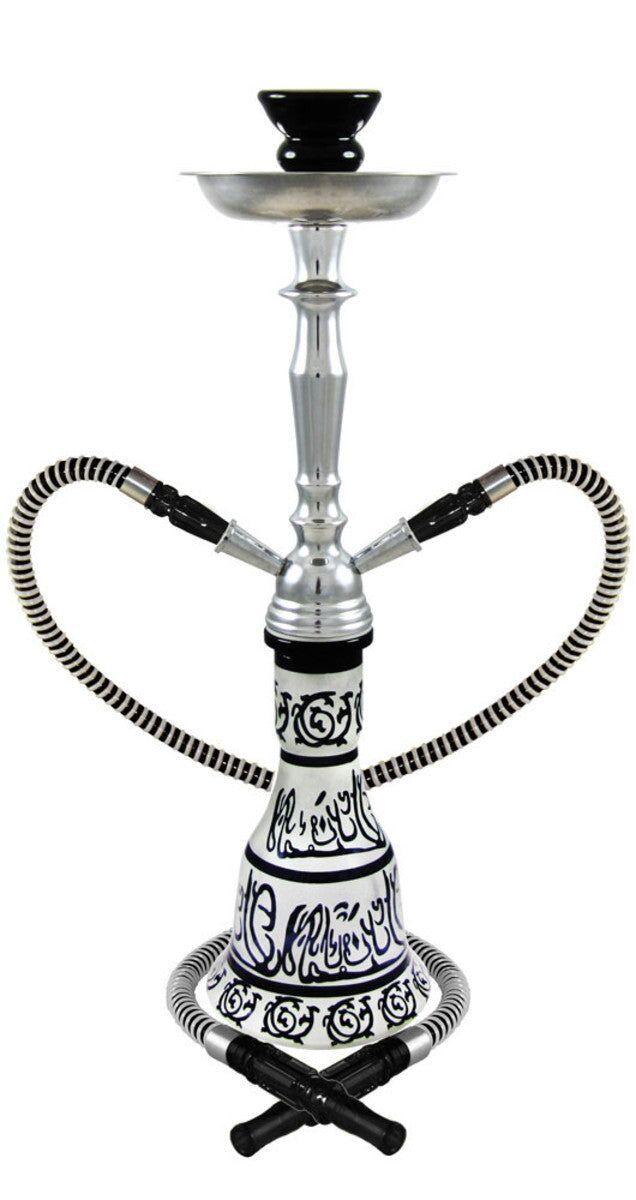20" Hieros 2-Hose Premium Hookah | Colors Vary | BluntPark.com