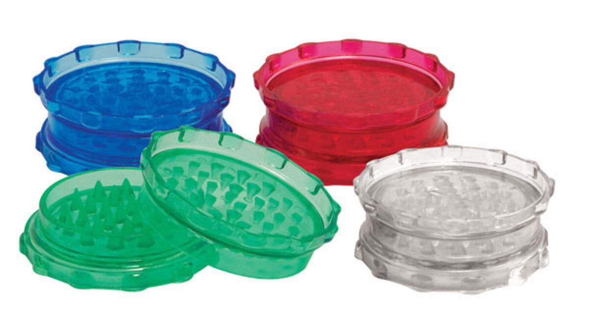 Acrylic 2 Piece Grinder | 3" | Colors Vary | BluntPark.com