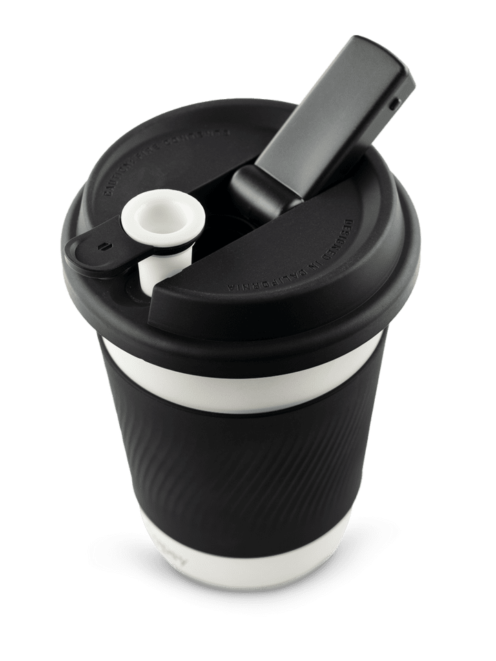 Puffco Cupsy Coffee Cup Water Pipe | 5" | Black - Image 15