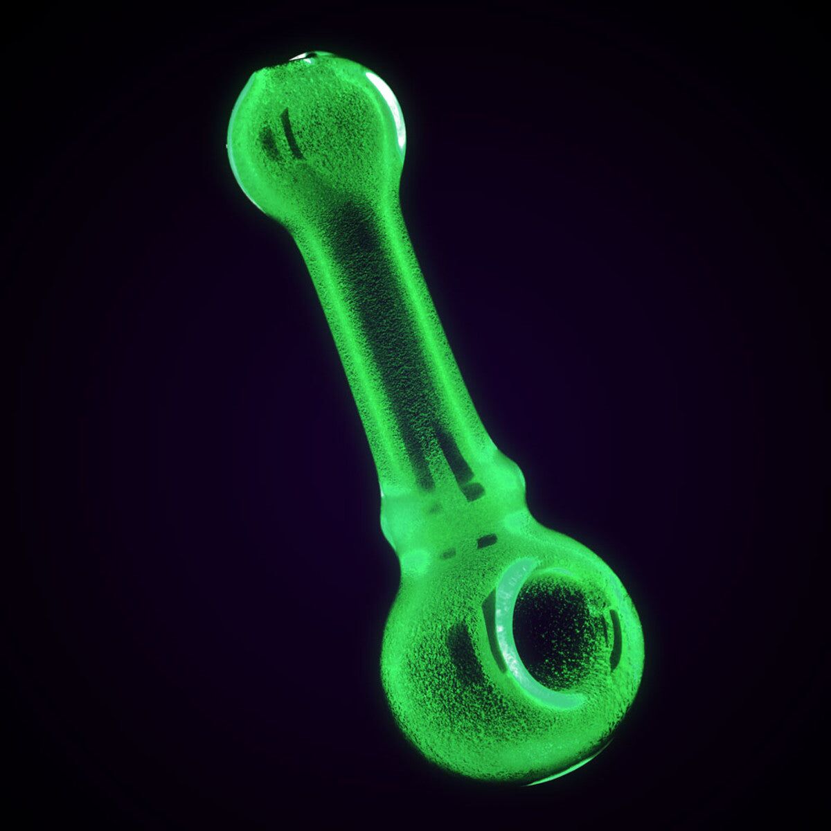 Glow in Dark Color Spoon Pipe | 4.25" | Colors Vary | BluntPark.com