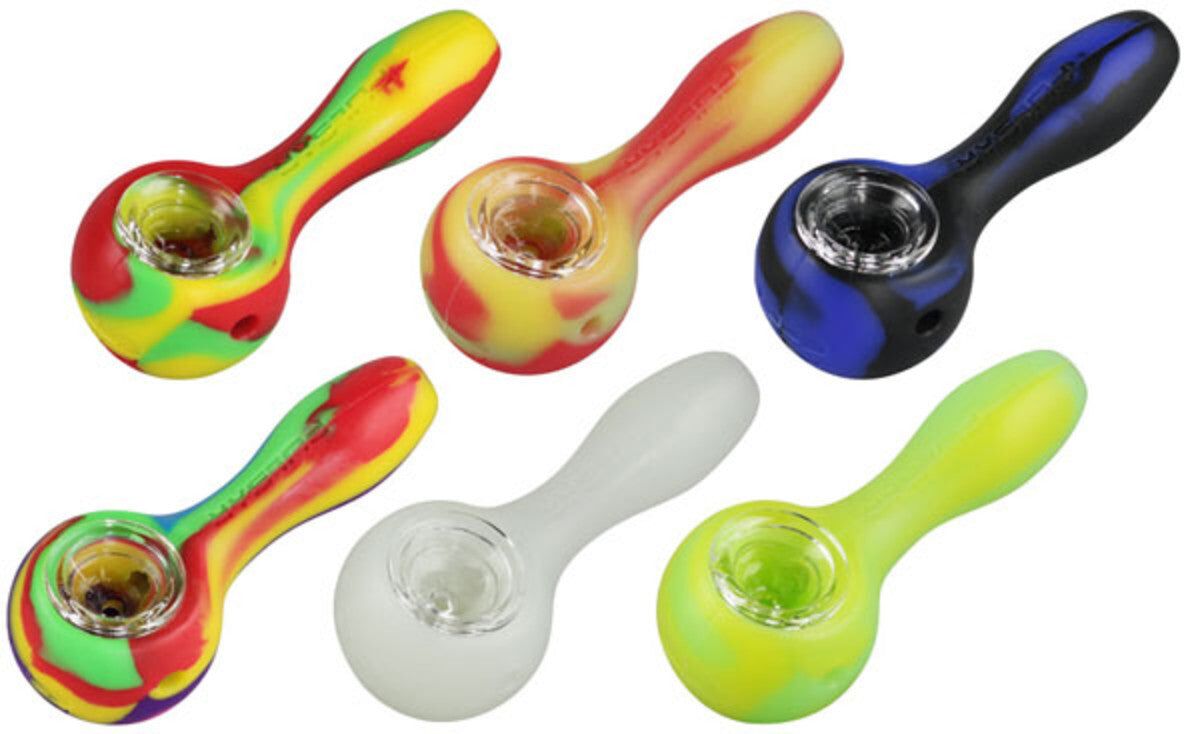 Pulsar RIP Silicone Spoon Pipe | 3.85" | Colors Vary