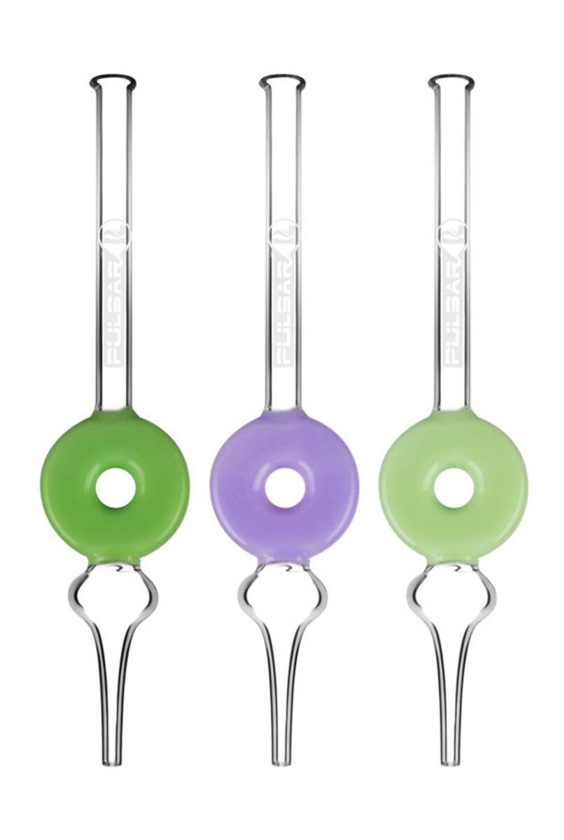 Pulsar Frosted Donut Dab Straw | 9" | Colors Vary