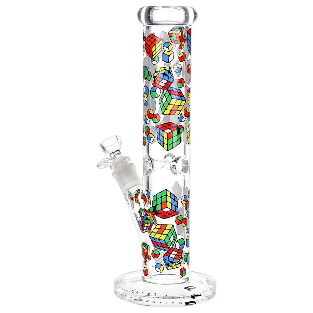 Pulsar Design Series Straight Tube Glass Water Pipe | 12" | 14mm F - Image 11