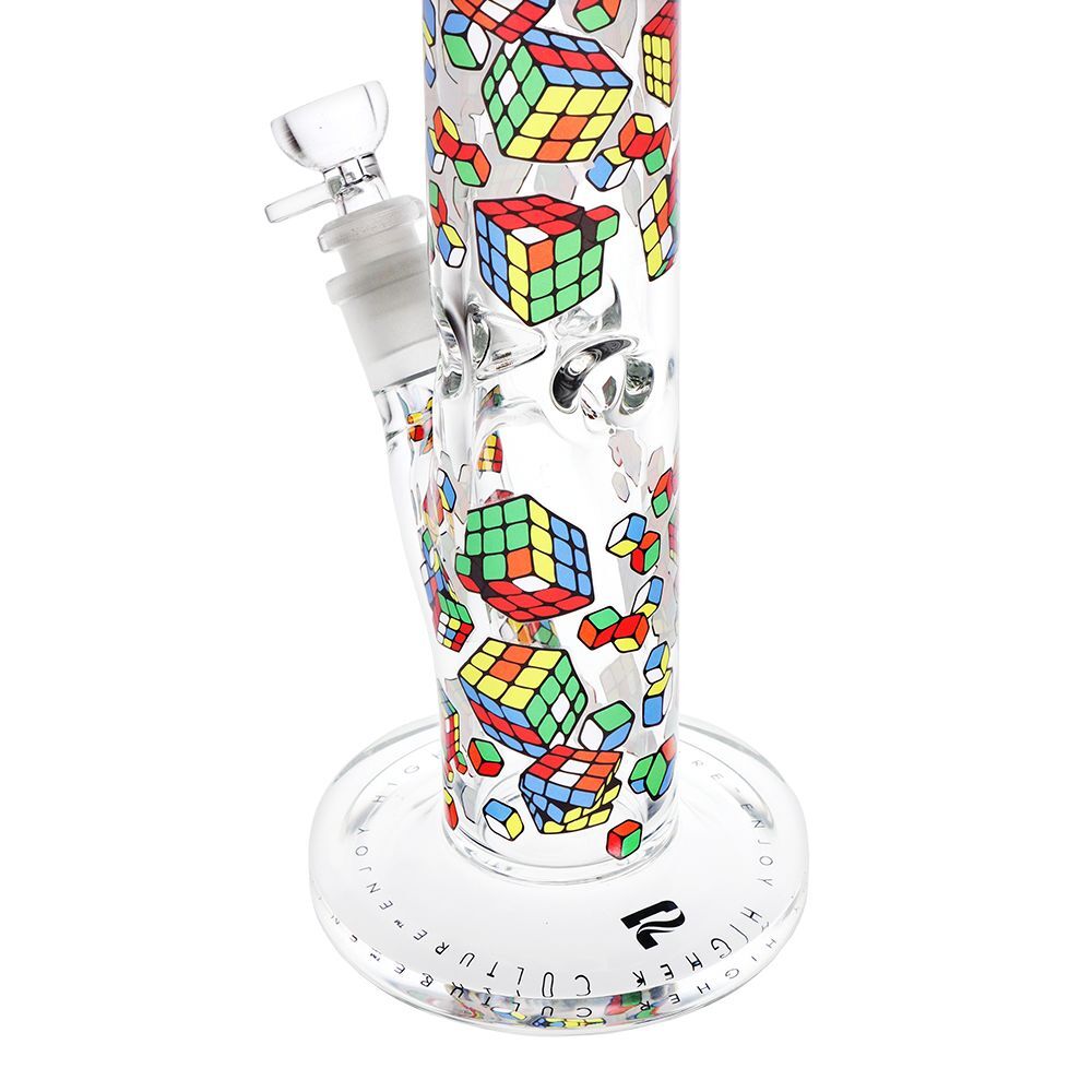 Pulsar Design Series Straight Tube Glass Water Pipe | 12" | 14mm F - Image 12