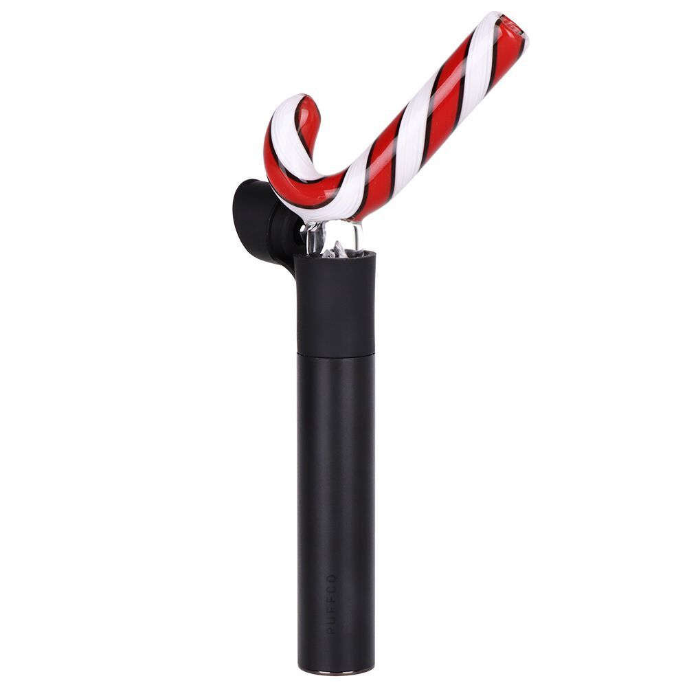 Candy Cane Glass Mouthpiece Attachment for Puffco Pivot - Image 2