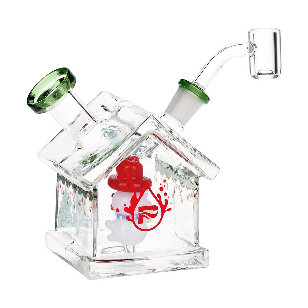 Pulsar Christmas House Party Glass Dab Rig - 4.5" / 14mm F - Image 2