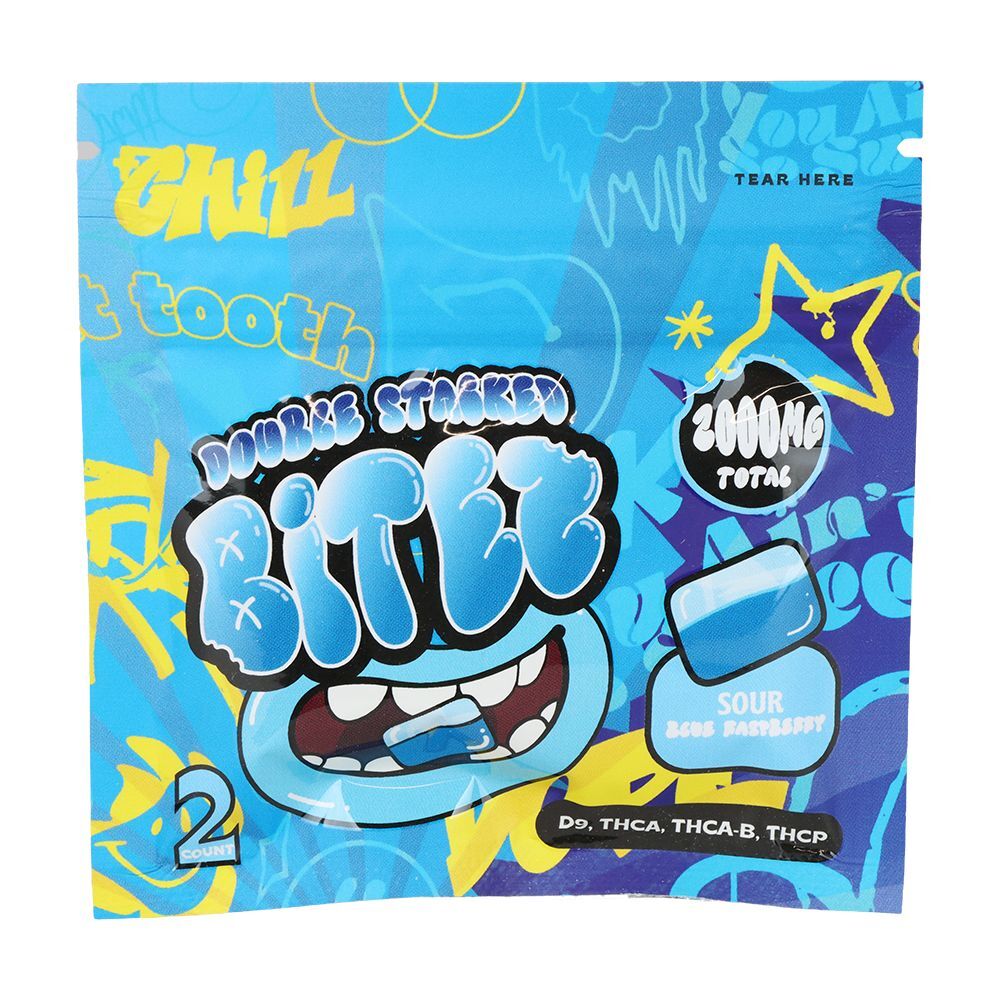 Double Stacked THC Bitez | 2000mg | 2pc | 60pk Display - Image 7